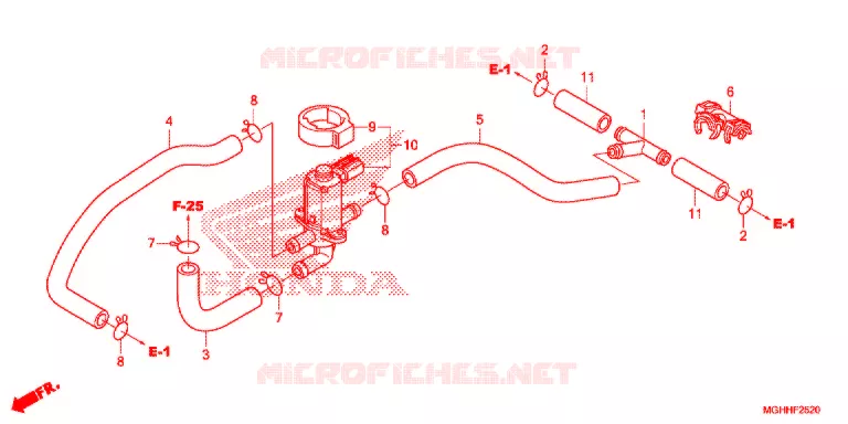 VALVE DE COMMANDE D'INJECTION D'AIR Honda MOTO 1200 CROSSTOURER 2018  VFR1200XH