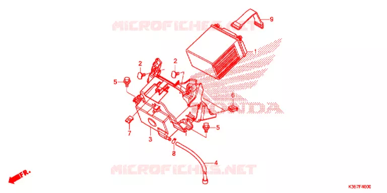 BATTERIE Honda SCOOTER 125 PCX 2017  WW125EX2H