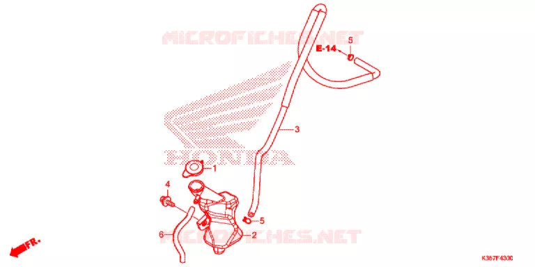 VASE D'EXPANSION Honda SCOOTER 125 PCX 2018  WW125EX2H