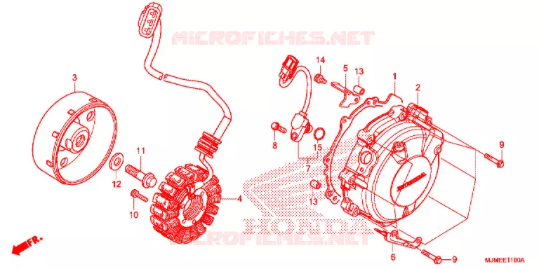 ALTERNATEUR Honda MOTO 800 CROSSRUNNER 2019  VFR800XH