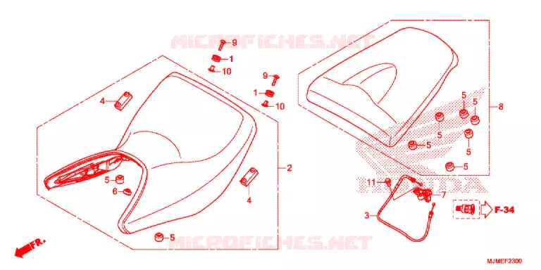 SELLE Honda MOTO 800 CROSSRUNNER 2019  VFR800XH