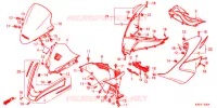 CARENAGE AVANT pour Honda PCX 125 de 2017