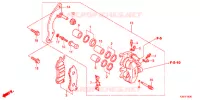 ETRIER DE FREIN AVANT pour Honda PCX 125 de 2017