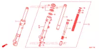 FOURCHE pour Honda PCX 125 de 2017