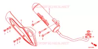 SILENCIEUX D'ECHAPPEMENT pour Honda PCX 125 de 2017