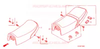 SELLE pour Honda APE 100 de 2006