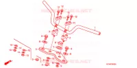 GUIDON   TE DE FOURCHE pour Honda APE 100 DELUXE de 2006