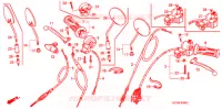 LEVIER DE GUIDON   CABLE   COMMODO pour Honda APE 100 DELUXE de 2006