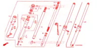 FOURCHE pour Honda APE 50 de 2006