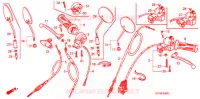 LEVIER DE GUIDON   CABLE   COMMODO pour Honda APE 50 de 2006