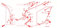 PEDALE   KICK pour Honda APE 50 de 2006
