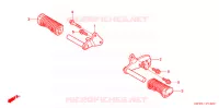 REPOSE PIED (XZ50) pour Honda APE 50 de 2006