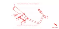 SILENCIEUX D'ECHAPPEMENT (XZ506/7) pour Honda APE 50 de 2006