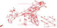 CADRE pour Honda MONKEY 50 TYPE 7J de 1993