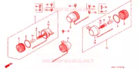 CLIGNOTANT pour Honda MONKEY 50 TYPE 7J de 1993