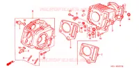 CYLINDRE   CULASSE pour Honda MONKEY 50 TYPE 7J de 1993