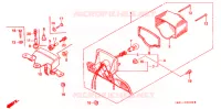 FEU ARRIERE pour Honda MONKEY 50 TYPE 7J de 1993