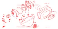 FILTRE A AIR pour Honda MONKEY 50 TYPE 7J de 1993
