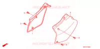COUVERCLES LATERAUX (XR4005) pour Honda XR 400 MOTARD de 2006