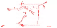 PEDALE pour Honda XR 400 MOTARD de 2008
