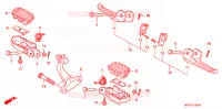 REPOSE PIED pour Honda XR 400 MOTARD de 2008