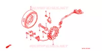 ALTERNATEUR pour Honda XR 400 de 2001
