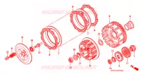 EMBRAYAGE pour Honda XR 400 de 2001