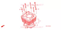 CYLINDRE pour Honda XR 400 de 2002