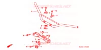 GUIDON   TE DE FOURCHE pour Honda XR 400 de 2004