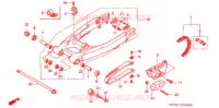 BRAS OSCILLANT pour Honda XR 400 de 1998