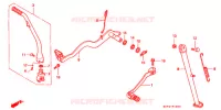 PEDALE pour Honda XR 400 de 1999