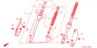 AMORTISSEUR AVANT pour Honda XR 50 de 2000