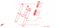 FOURCHE pour Honda XR 50 de 2000