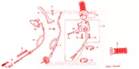 LEVIER DE GUIDON   CABLE   COMMODO pour Honda XR 50 de 2000