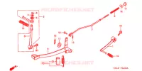PEDALE DE FREIN   KICK pour Honda XR 50 de 2000