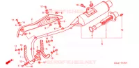 SILENCIEUX D'ECHAPPEMENT pour Honda XR 50 de 2000