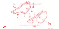 COUVERCLES LATERAUX ('85 '87) pour Honda XR 600 R de 1987