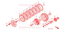 EMBRAYAGE pour Honda XR 600 R de 1998