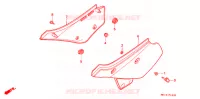 COUVERCLES LATERAUX pour Honda XR 600 R de 1998