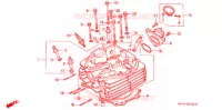 CULASSE pour Honda XR 600 R de 1998