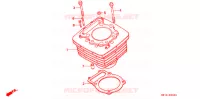 CYLINDRE pour Honda XR 600 R de 1998