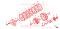 EMBRAYAGE pour Honda XR 600 R de 1998