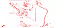 MAITRE CYLINDRE DE FREIN AVANT pour Honda XR 600 R de 1998