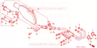 SILENCIEUX D'ECHAPPEMENT pour Honda XR 600 R de 1998