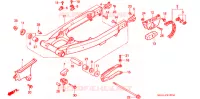 BRAS OSCILLANT pour Honda XR 600 R de 1999