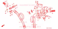 COMMODOS   POIGNEES pour Honda XR 600 R de 1999
