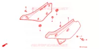 COUVERCLES LATERAUX pour Honda XR 600 R de 1999
