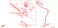 MAITRE CYLINDRE DE FREIN AVANT pour Honda XR 600 R de 1999