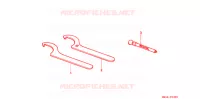 OUTIL pour Honda XR 600 R de 1999