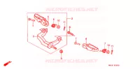 REPOSE PIED pour Honda XR 600 R de 1999
